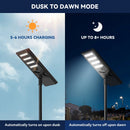 8500W Commercial Solar Power LED Parking Lot / Street/ Arena Light 160000 Lumen - (Black)