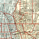 Vintage Map of Cincinnati, Ohio 1895