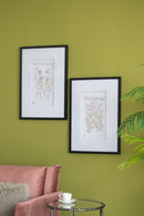 Set of 2 Wall Arts with Black Frames by HouseOfZazla