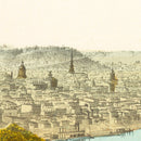Vintage Map of Cincinnati, Ohio 1867