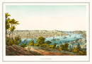 Vintage Map of Cincinnati, Ohio 1867