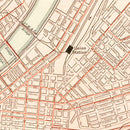 Vintage Map of Pittsburgh, Pennsylvania 1912