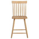 Andrews Windsor Counter Height Dining Side Chair Light Ash (Set of 2)