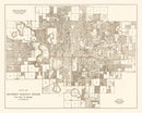 Vintage Map of Orlando, Florida 1923