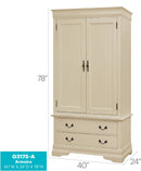 Elegant Traditional Armoire by Unique Piece Furniture