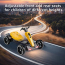 Electric Kids Pedal Go Kart With Adjustable Seat, Foldable Design by HouseOfZazla