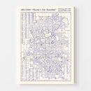 Vintage Map of Orlando, Florida 1936
