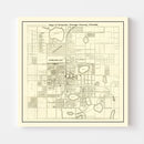 Vintage Map of Orlando, Florida 1910