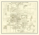 Vintage Map of Orlando, Florida 1910