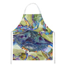 Crab All Over Apron Cooking Kitchen Server Baking Crafts Gardening for Adult Women Men, Unisex, Large, Multicolor