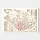 Vintage Map of St. Louis, Missouri 1894