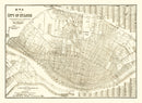 Vintage Map of St. Louis, Missouri 1901
