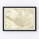Vintage Map of St. Louis, Missouri 1901