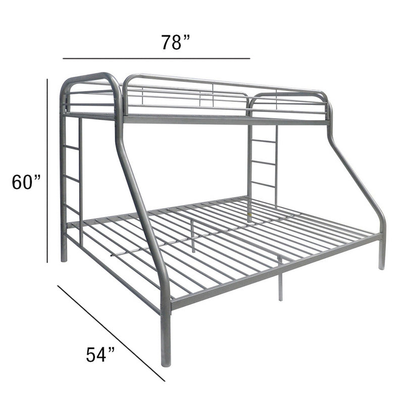 Tritan - Twin / Full Bunk Bed - Silver, photo 5 of 5
