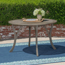 Hermosa Outdoor Acacia Wood Circular Dining Table by HouseOfZazla