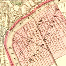 Vintage Map of Newark, New Jersey 1872