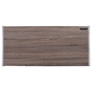 Finis - Writing Desk With USB - Weathered Oak & Chrome