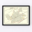 Vintage Map of Birmingham, Alabama 1895