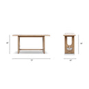 Turnkey - Trestle Console Table - Antique Brown by HouseOfZazla