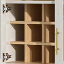70" Tall Arched Bar Cabinet