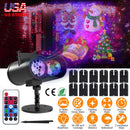 LED Projector Light with 12 Patterns & Remote Control