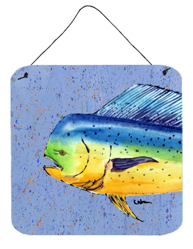 Dolphin Mahi Mahi Aluminium Metal Wall or Door Hanging Prints