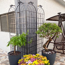 Metal Garden Rustproof Trellis For Climbing Plants Outdoor Flower Support by HouseOfZazla