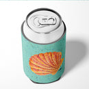 Shells Can or Bottle Hugger Cooler Sleeve for Standard 12 oz Cans, Insulated Foam Beer & Soda Can Hugger Reusable