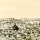 Vintage Map of Jackson, California 1857