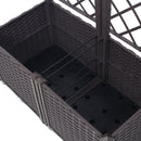 Poly Rattan Garden Planter