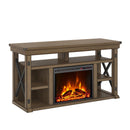 Wildwood - Fireplace TV Stand - Gray by Unique Piece Furniture