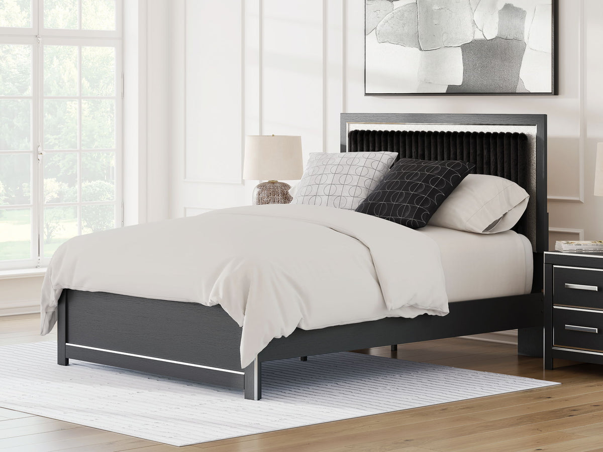 Zuraleus - Upholstered Panel Platform Bed With Roll Slats, photo 20 of 28