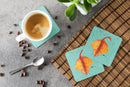 Stingray Foam Coasters Set of 4 Cup Coasters for Indoor Outdoor, Tabletop Protection, Anti Slip, Mouse pad Material