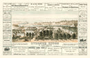 Vintage Map of Santa Cruz, California 1878