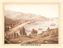 Vintage Map of Avalon, California 1885