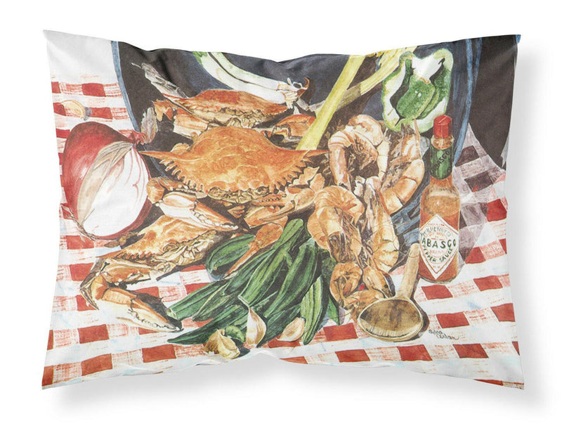 Crab Boil Moisture wicking Fabric standard pillowcase