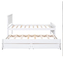 Platform Bed With Trundle And Drawers