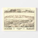 Vintage Map of Gilroy, California 1885