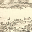 Vintage Map of Gilroy, California 1885