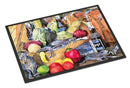Barq's and Crabs Doormat Indoor Outdoor 24H X 36W Front Door Mat Rugs for Entryway, Non Slip Washable Low Pile,