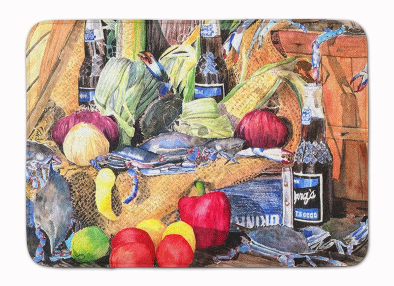 Barq's and Crabs Machine Washable Memory Foam Mat