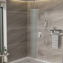 Dual Shower Head 16" Ceiling Mount Square Shower System With Rough In Valve by HouseOfZazla