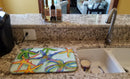 Starfish Dish Drying Mat Absorbent Dish Drying Mat Pad for Kitchen Counter Dish Drainer Mat for Countertop, 14 x 21", Multicolor