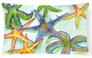 Starfish Decorative Throw Pillow 12x16 Indoor Outdoor Accent Cushion, Fabric Cover with Insert for Sofa, Bed, Porch & Living Room