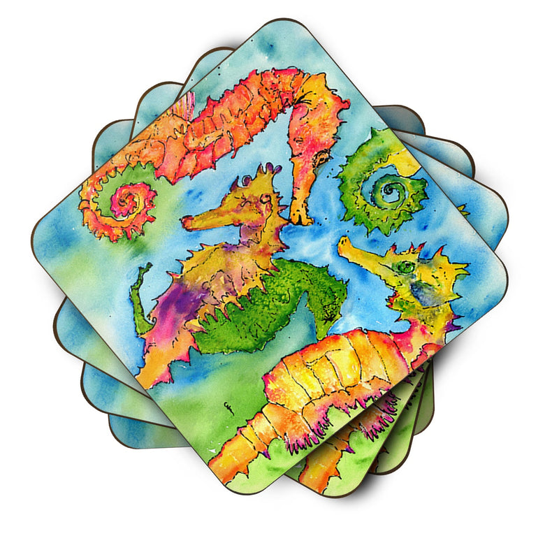 Set of 4 Seahorse Foam Coasters