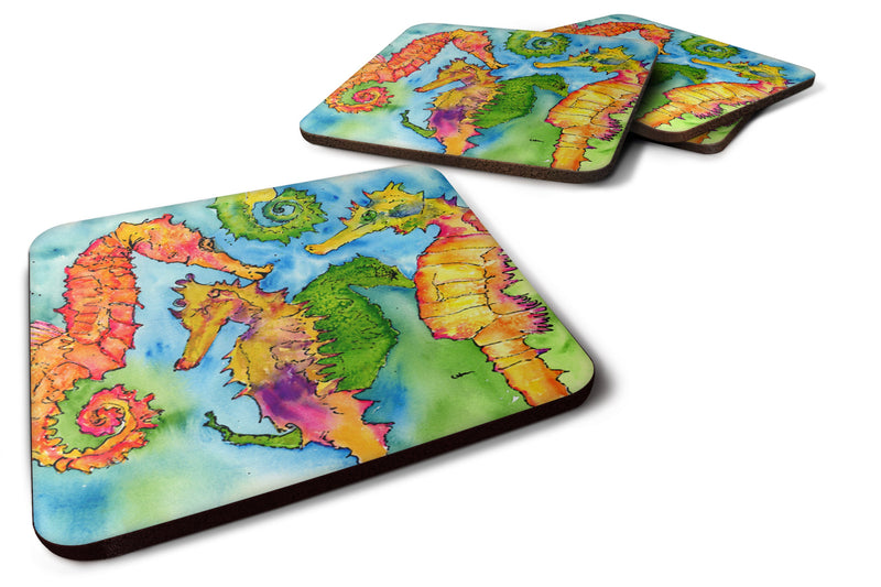 Set of 4 Seahorse Foam Coasters