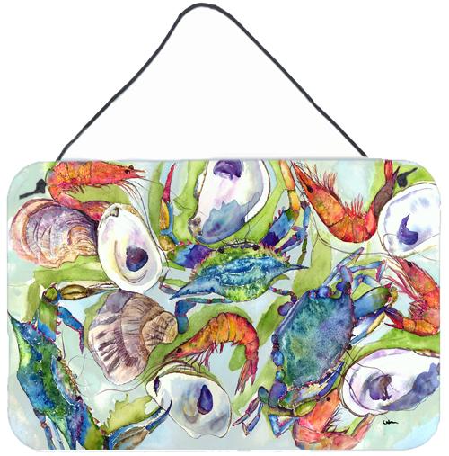Crab Indoor Aluminium Metal Wall or Door Hanging Prints