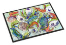 Crab Shrimp Oysters Doormat Indoor Outdoor 24H X 36W Front Door Mat Rugs for Entryway, Non Slip Washable Low Pile,
