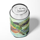 Turtle Loggerhead Can or Bottle Hugger Cooler Sleeve for Standard 12 oz Cans, Insulated Foam Beer & Soda Can Hugger Reusable