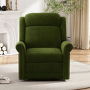 360 Degrees Swivel Recliner Manual Rocking Recliner Home With Adjustable Backrest